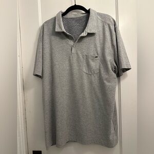 Vuori Men’s Tech Polo, Size: XL, color: heather gray